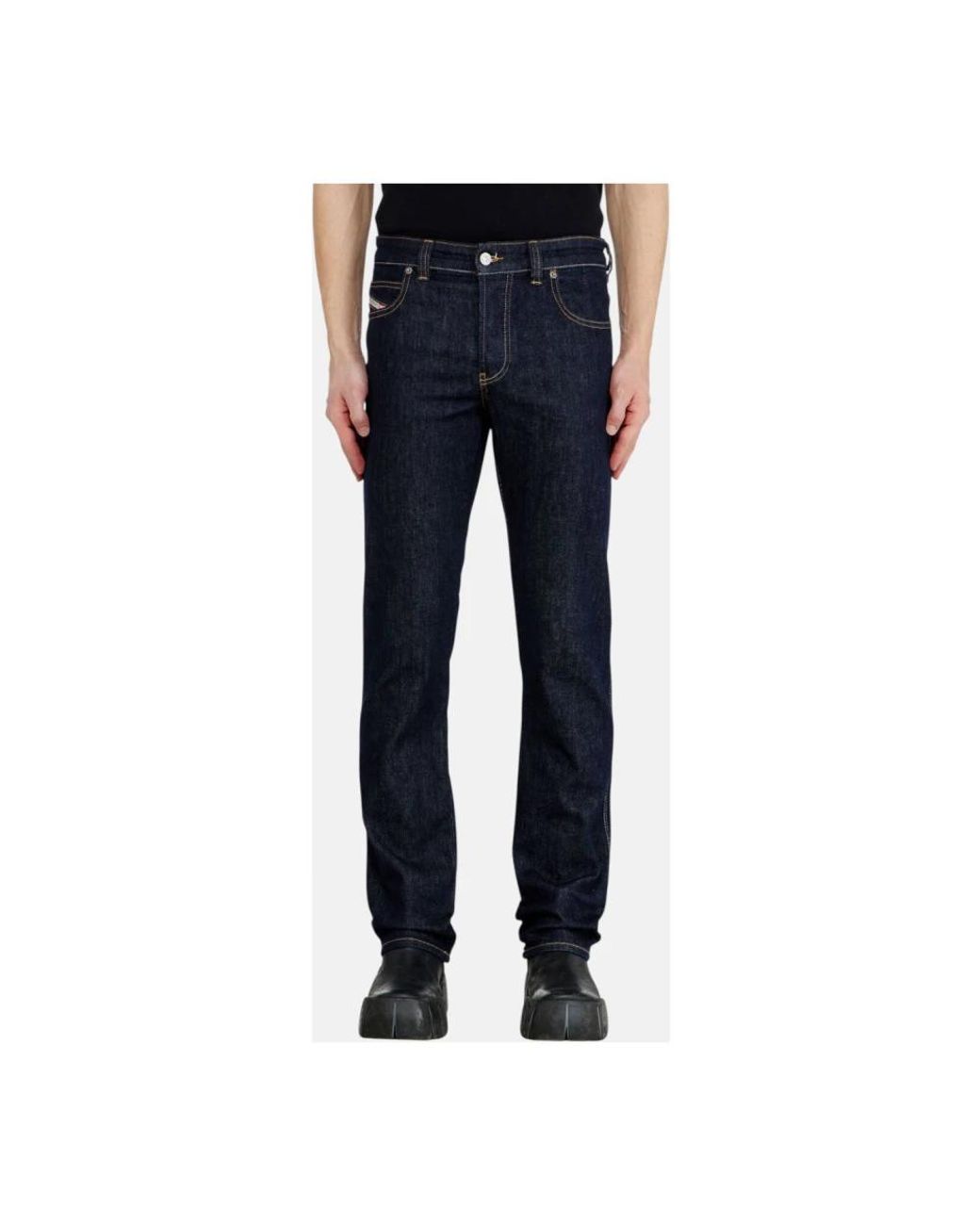DIESEL Blue Slim Fit Jeans for men