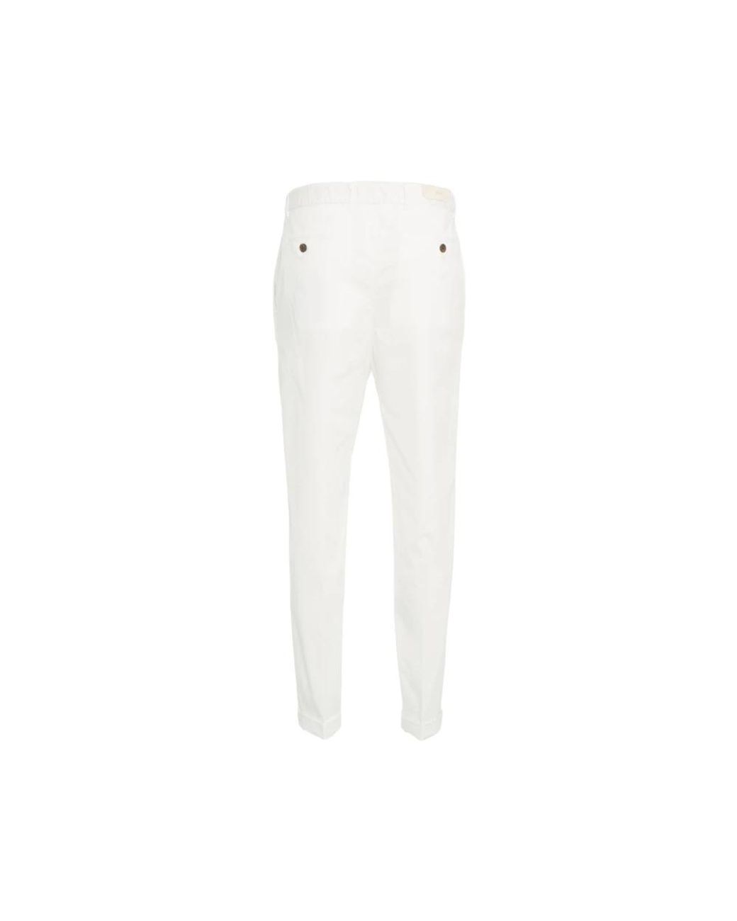 BRIGLIA White Chinos for men