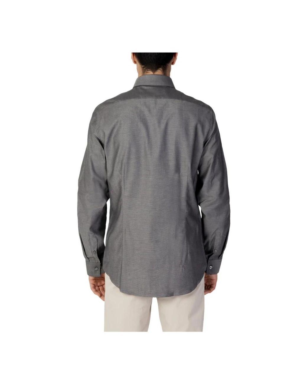 Calvin Klein Gray Casual Shirts for men