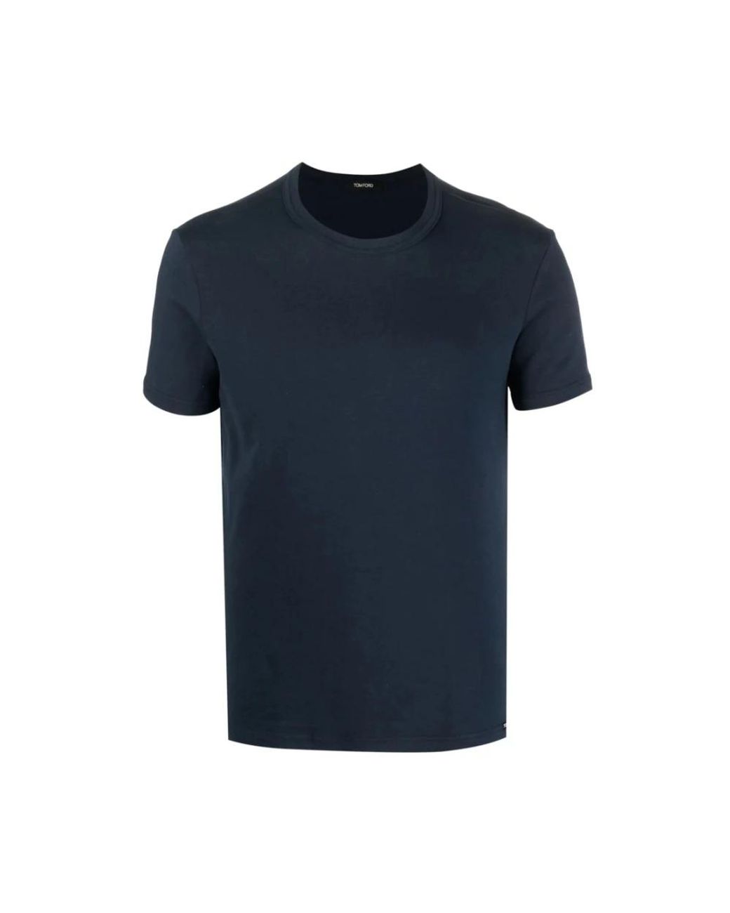 Tom Ford Tops ,Blauw ,Katoen Stretch Katoenen Ondergoed T-Shirt in het Blue voor heren