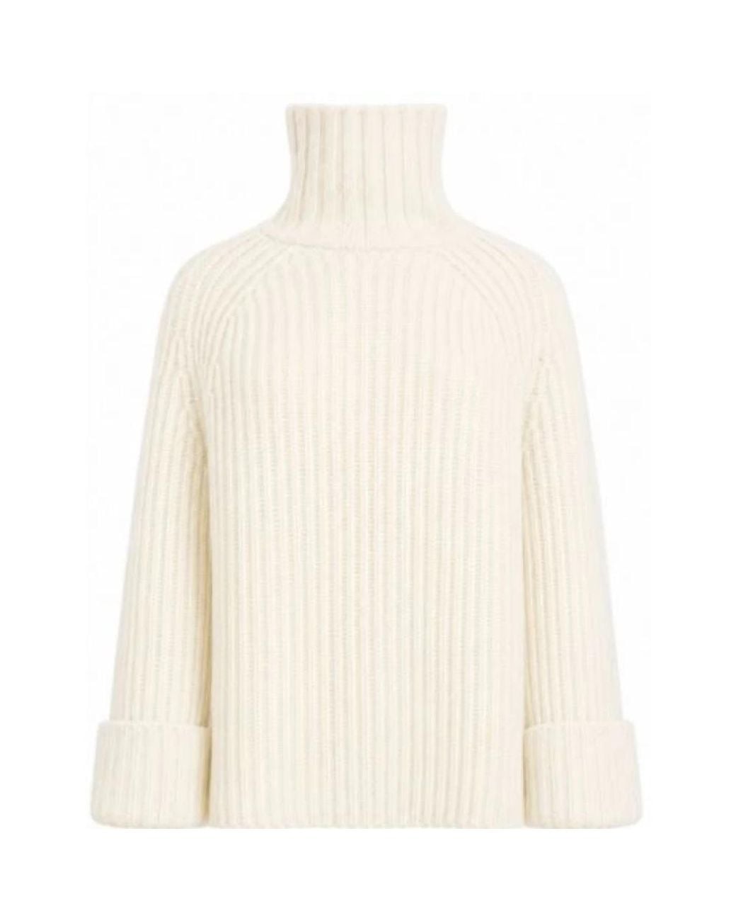 Malo White Turtlenecks