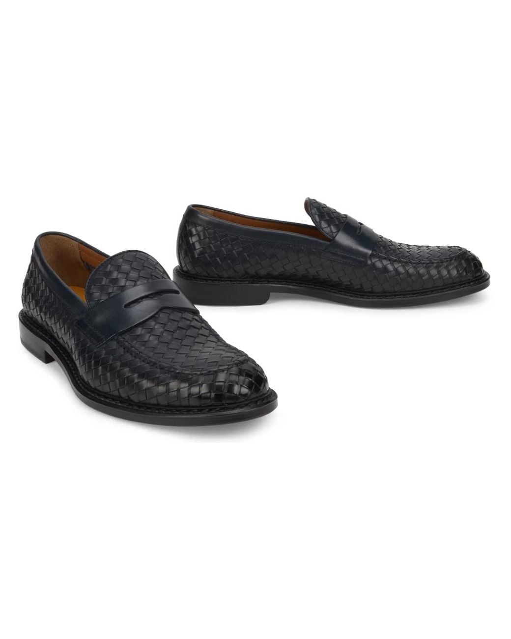 Doucal's Black Loafers for men