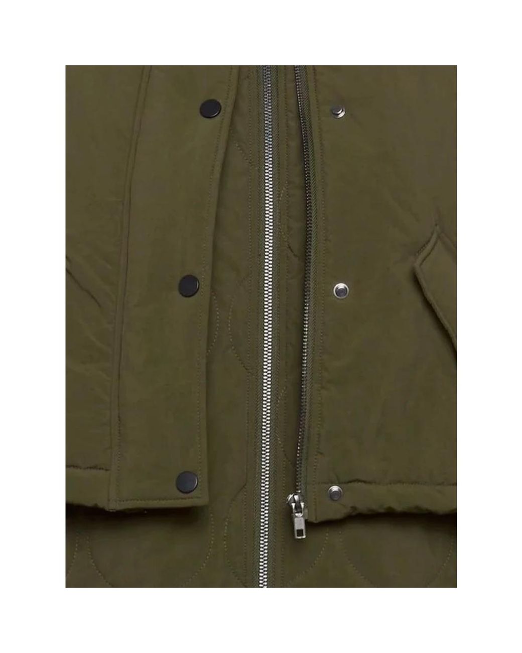Parkas di Ichi in Green