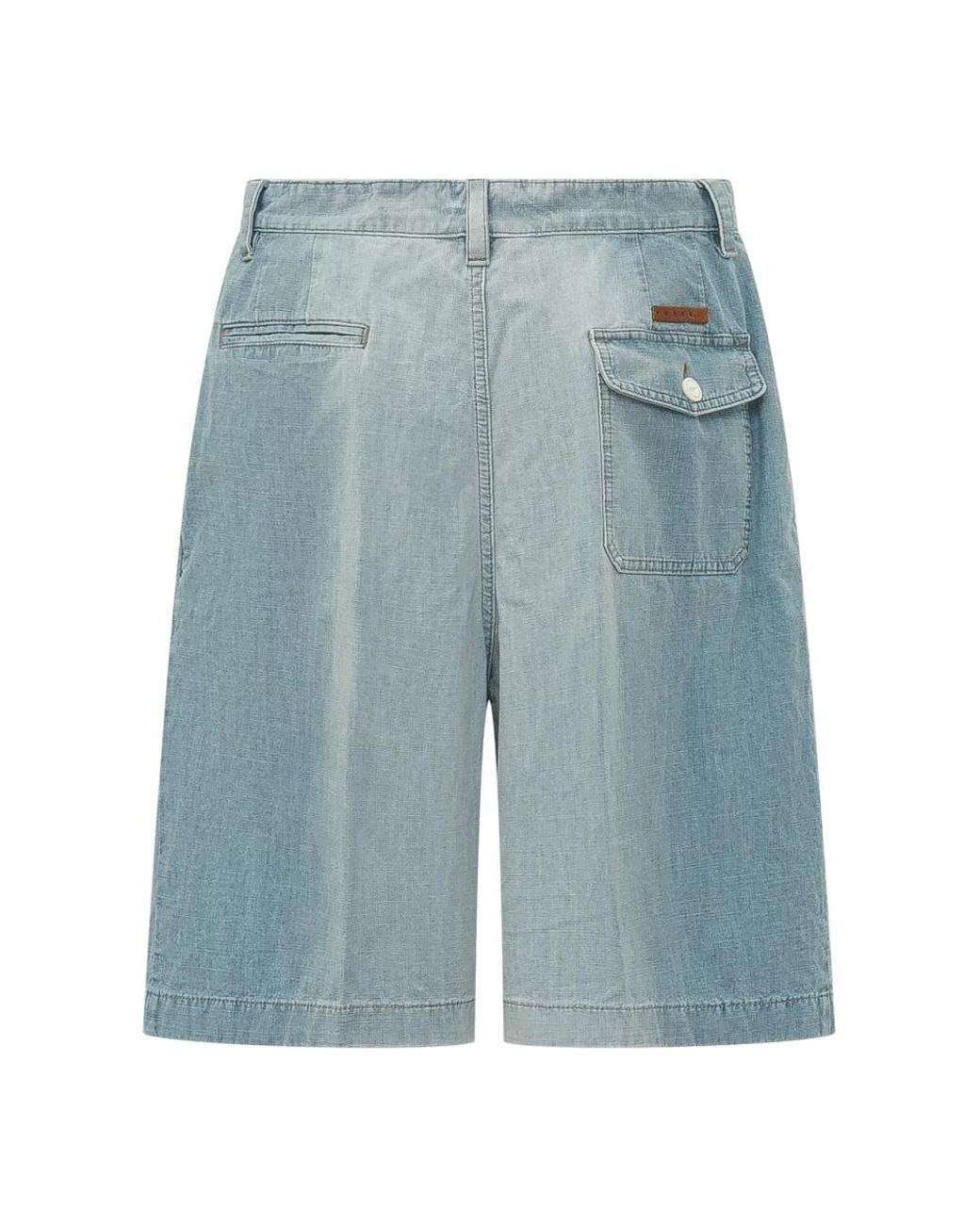 Marni Blue Denim Shorts for men