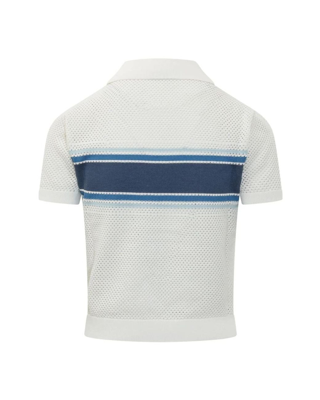 Casablanca Blue Round-Neck Knitwear