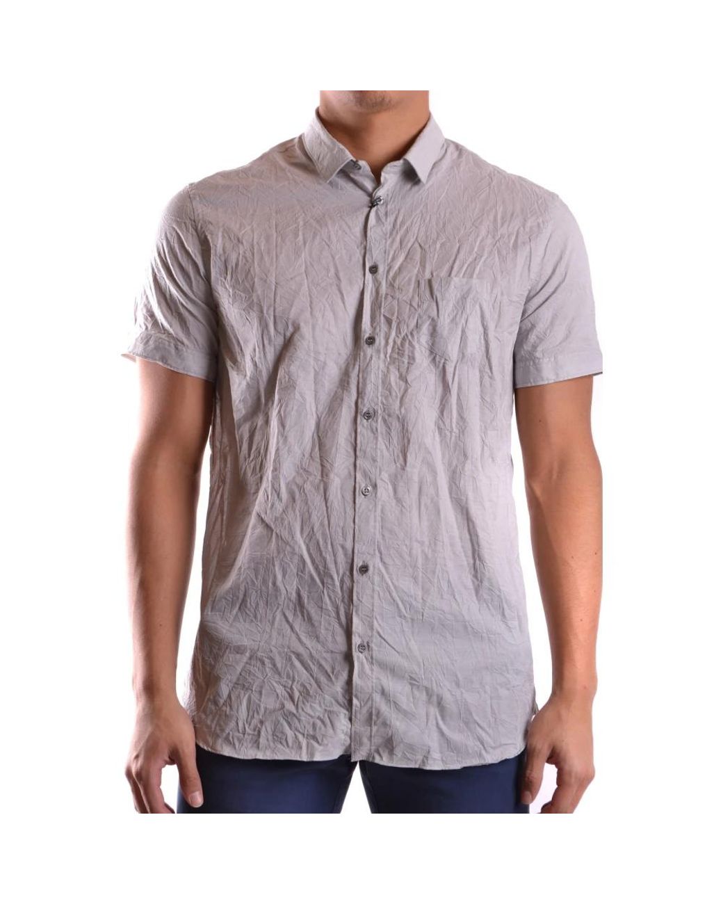 Neil Barrett Purple Short Sleeve Shirts for men