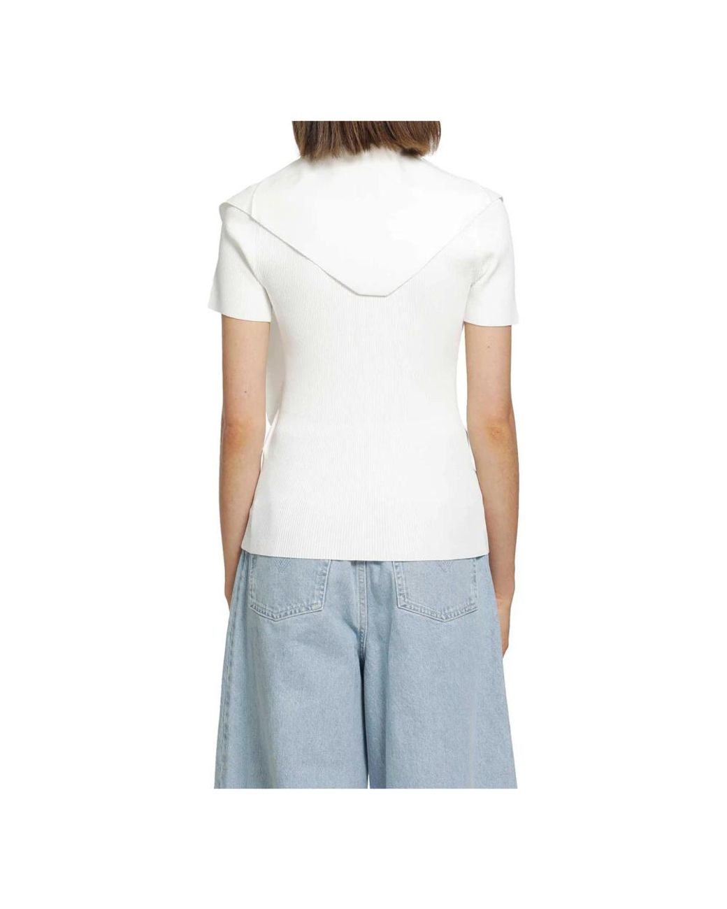 Max Mara Blue Round-Neck Knitwear