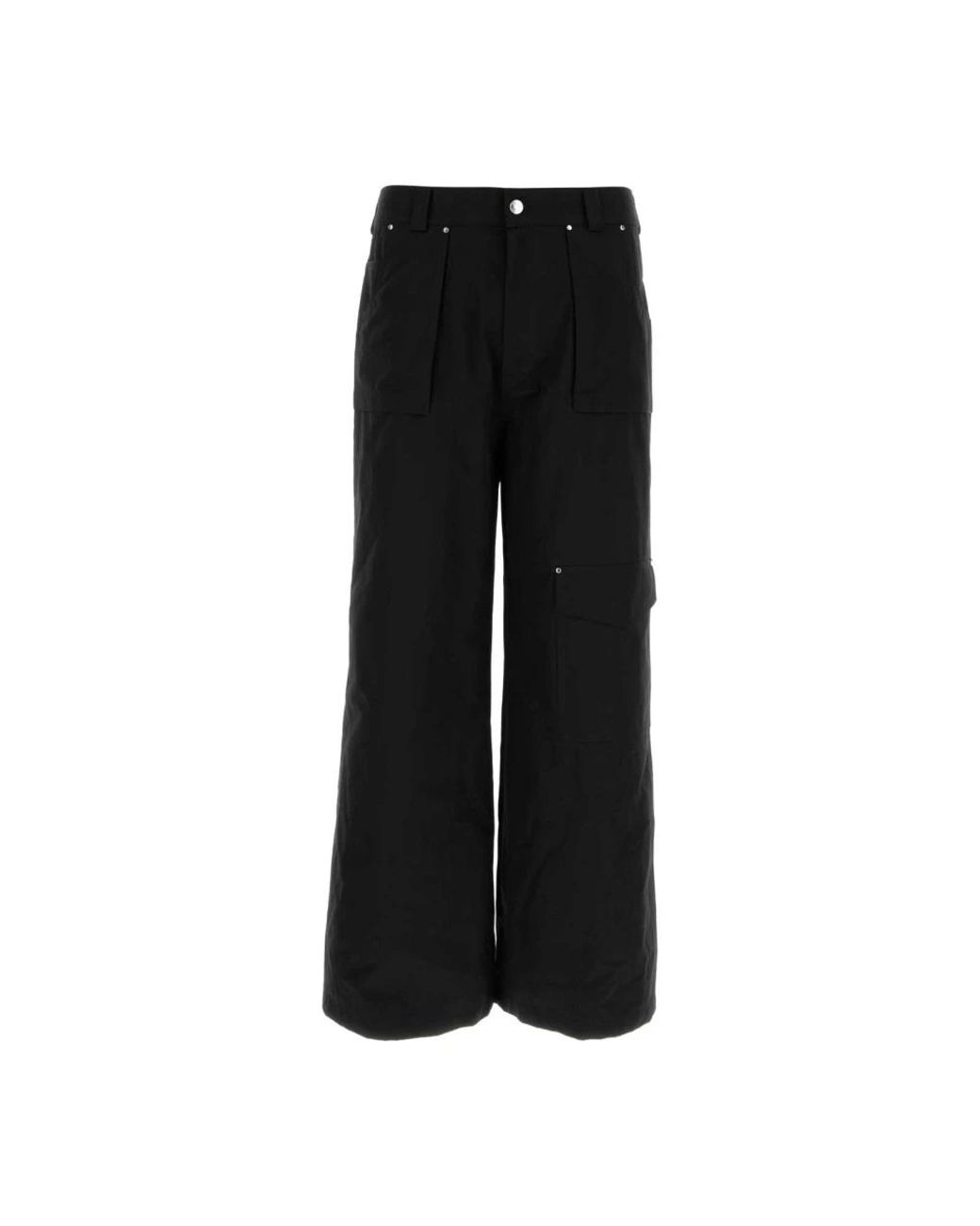 McQueen Black Wide Trousers