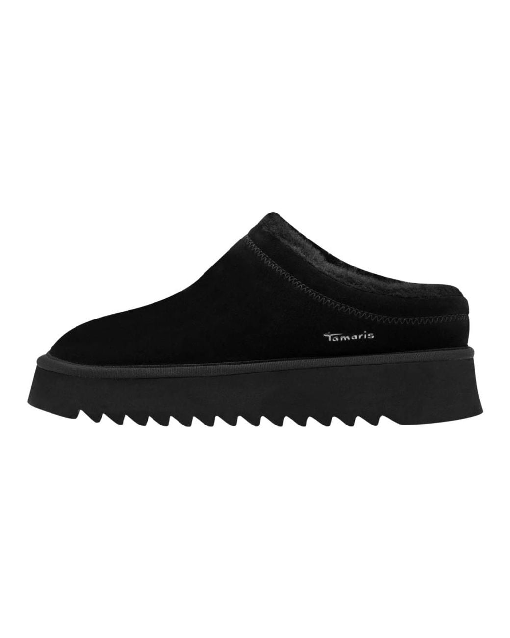 Tamaris Black Slippers