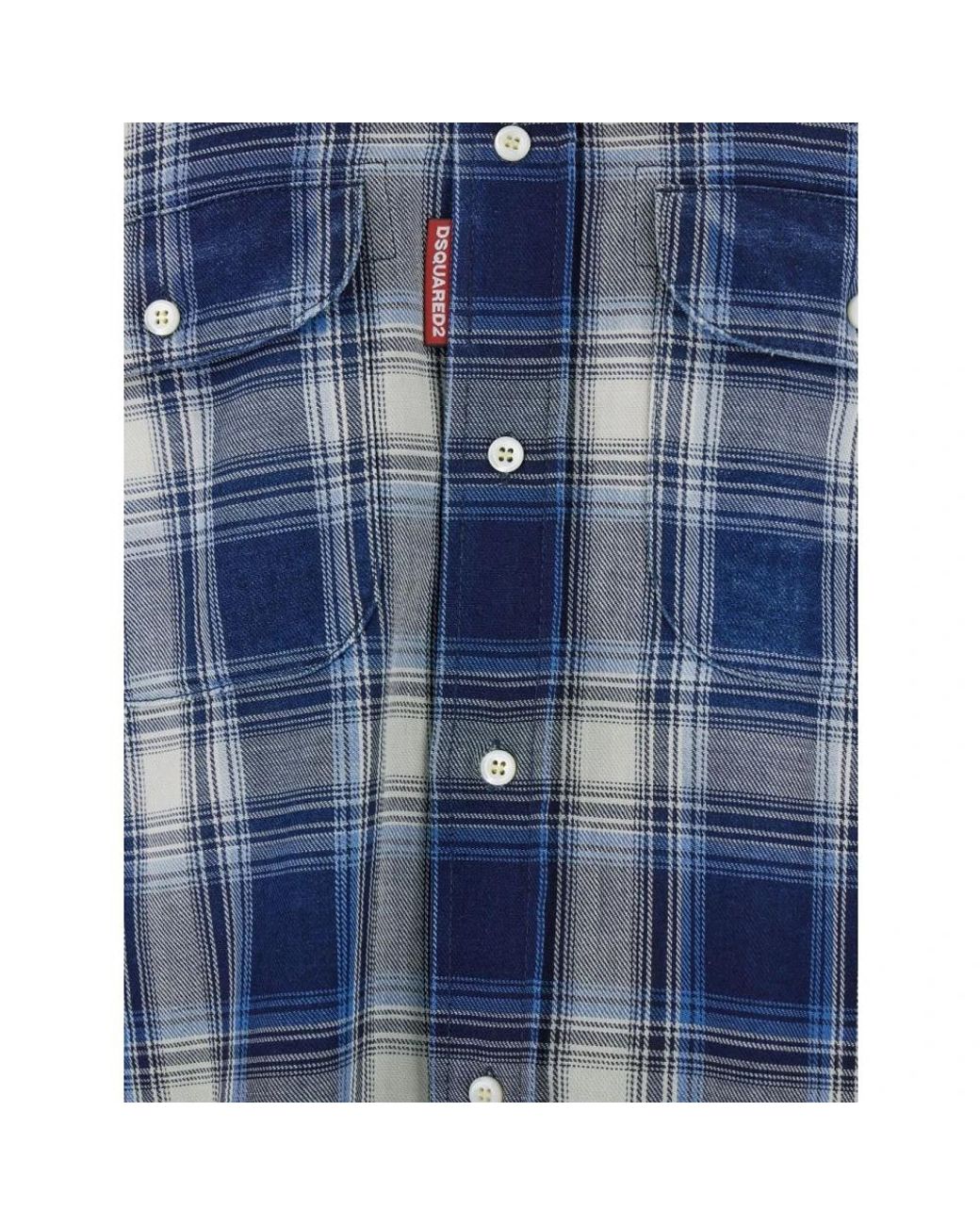 DSquared² Blue Casual Shirts for men