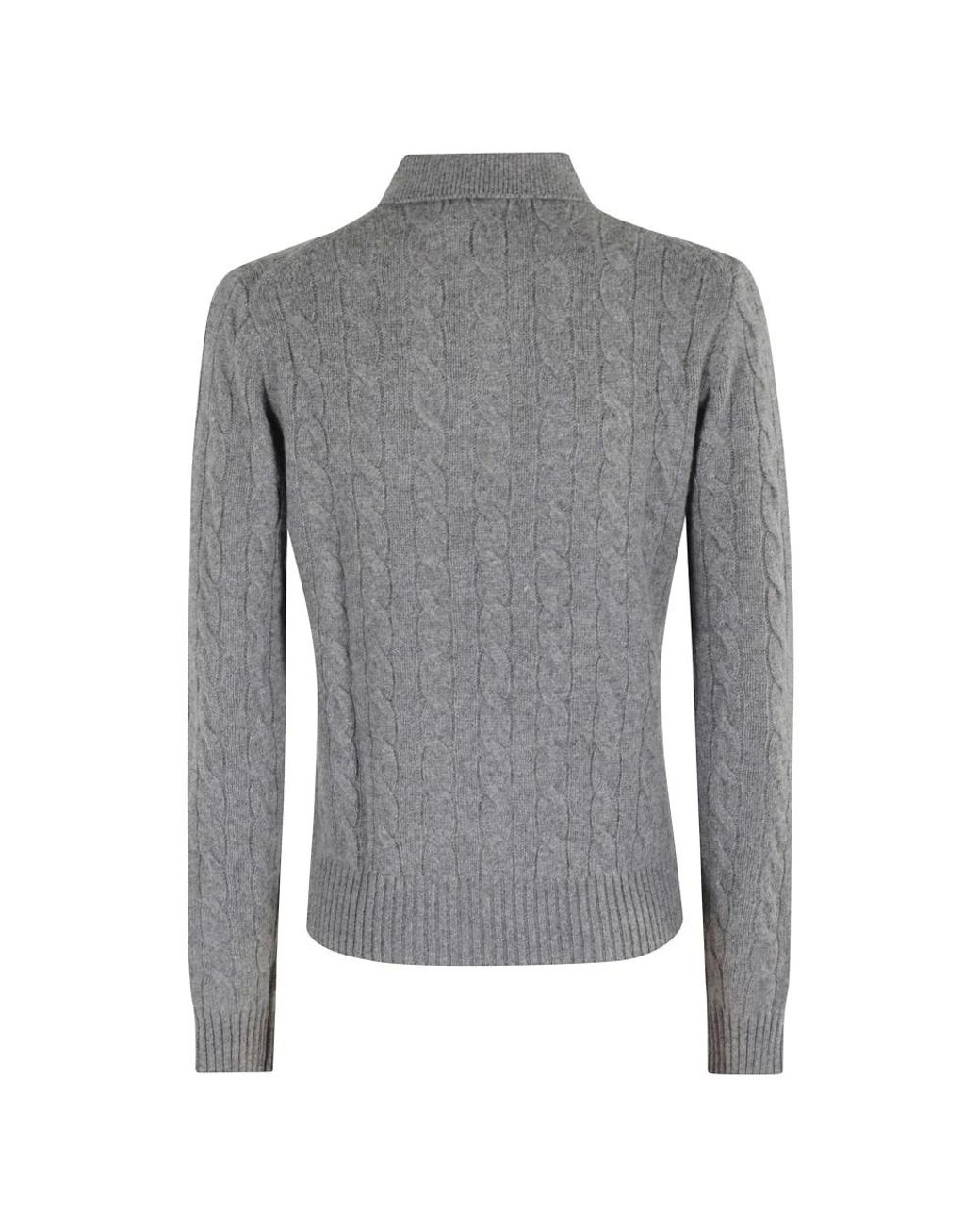 Polo Ralph Lauren Gray Round-Neck Knitwear