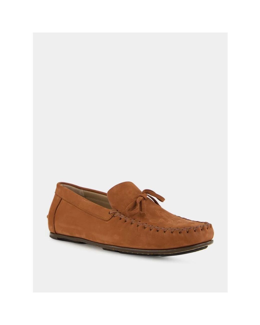 Manolo Blahnik Brown Loafers for men