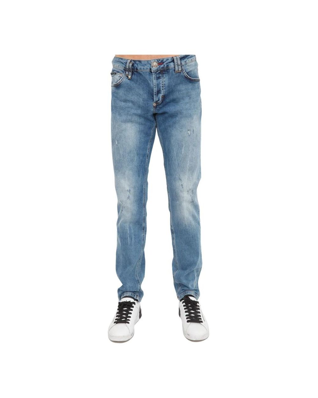 Philipp Plein Blue Slim-Fit Jeans for men