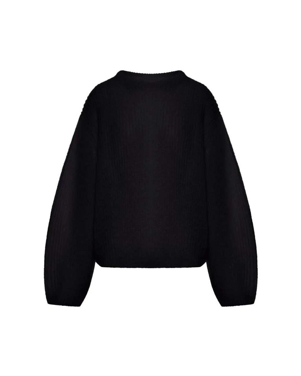 Totême Black Round-Neck Knitwear