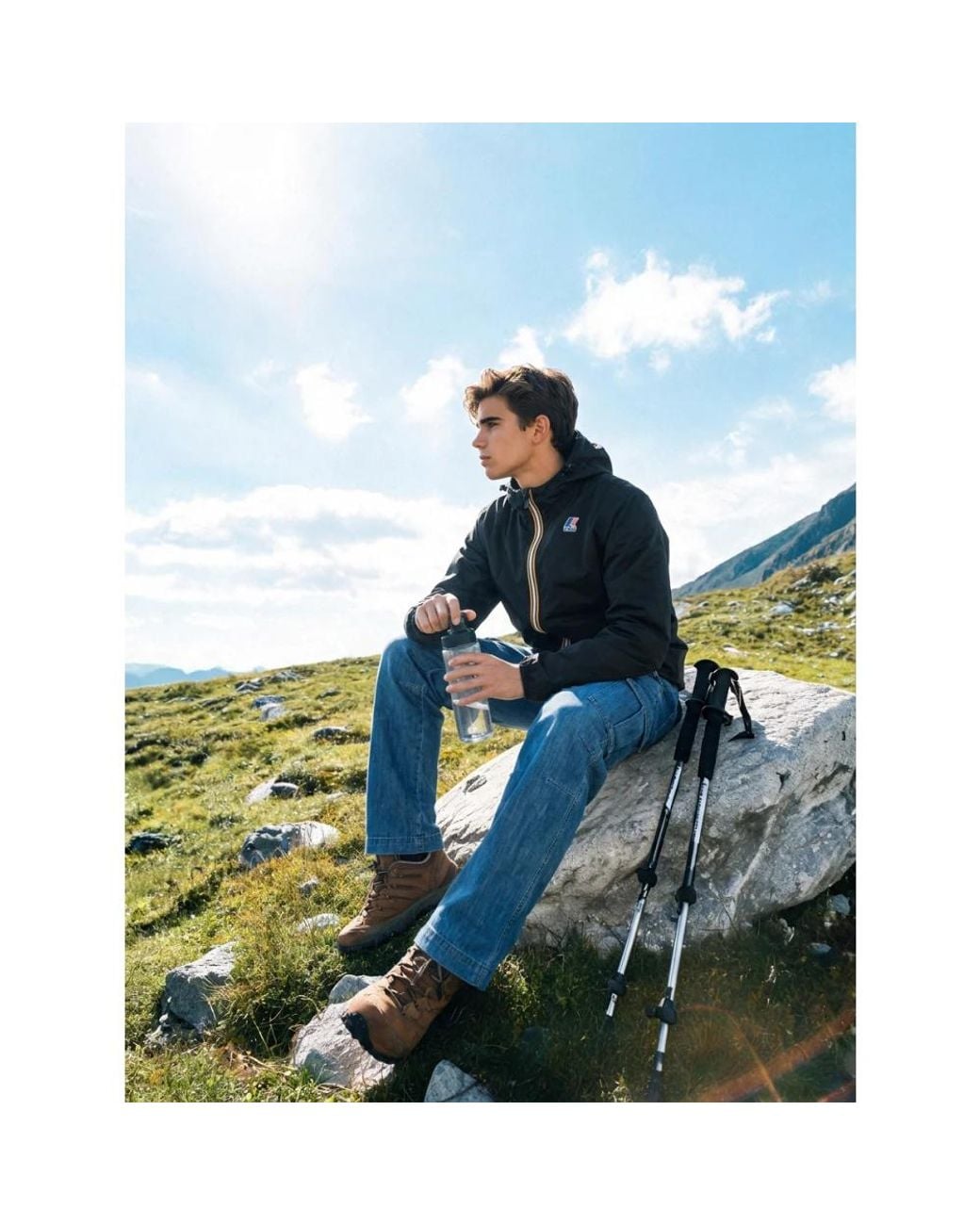 Light Jackets K-Way de hombre de color Green