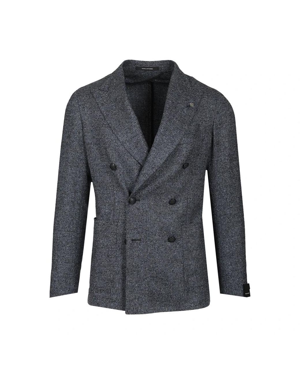 Tagliatore Double-Breasted Blazer in het Blue voor heren