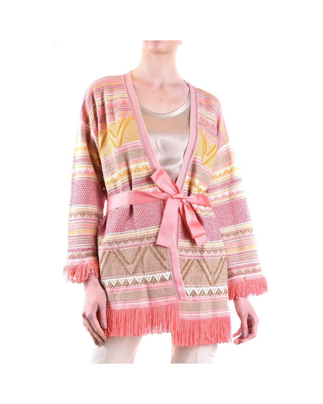 Twinset Truien & Vesten ,Veelkleurig ,Vest in het Pink