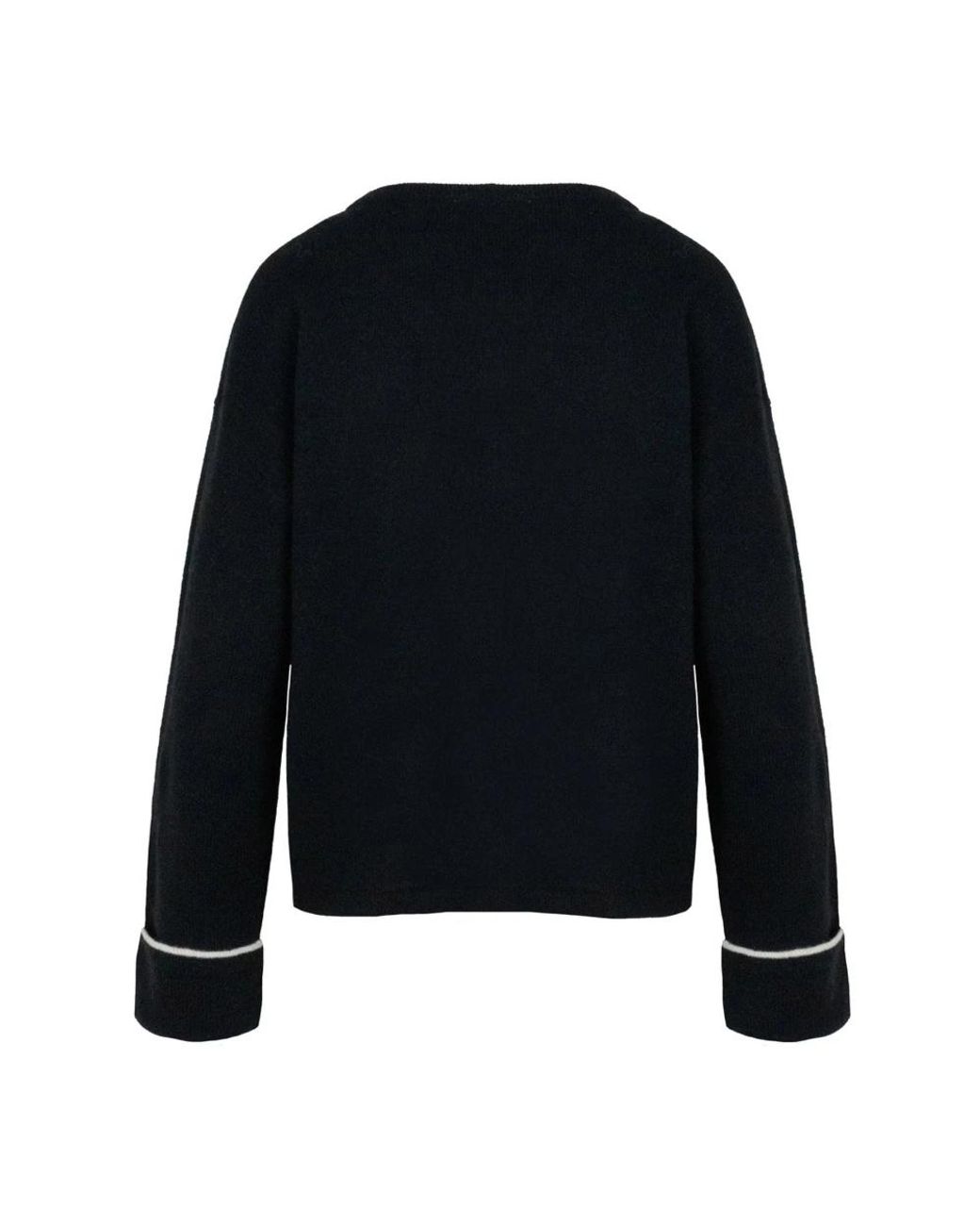 Hèst Black V-Neck Knitwear