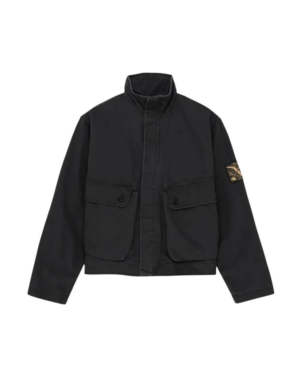 Deus Ex Machina Oversized Canvas Jacket in het Black voor heren