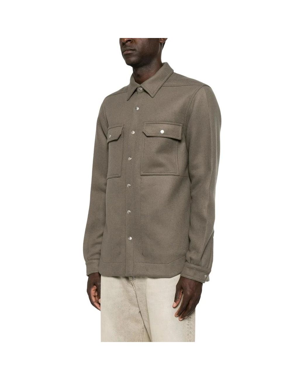 Rick Owens Brown Light Jackets for men