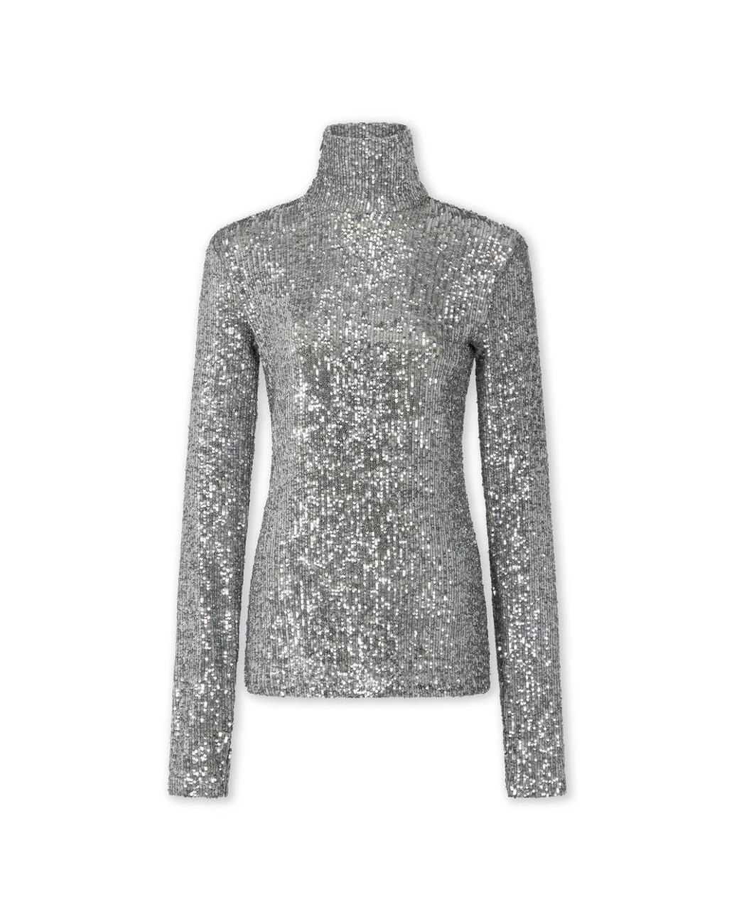 Rabanne Gray Long Sleeve Tops