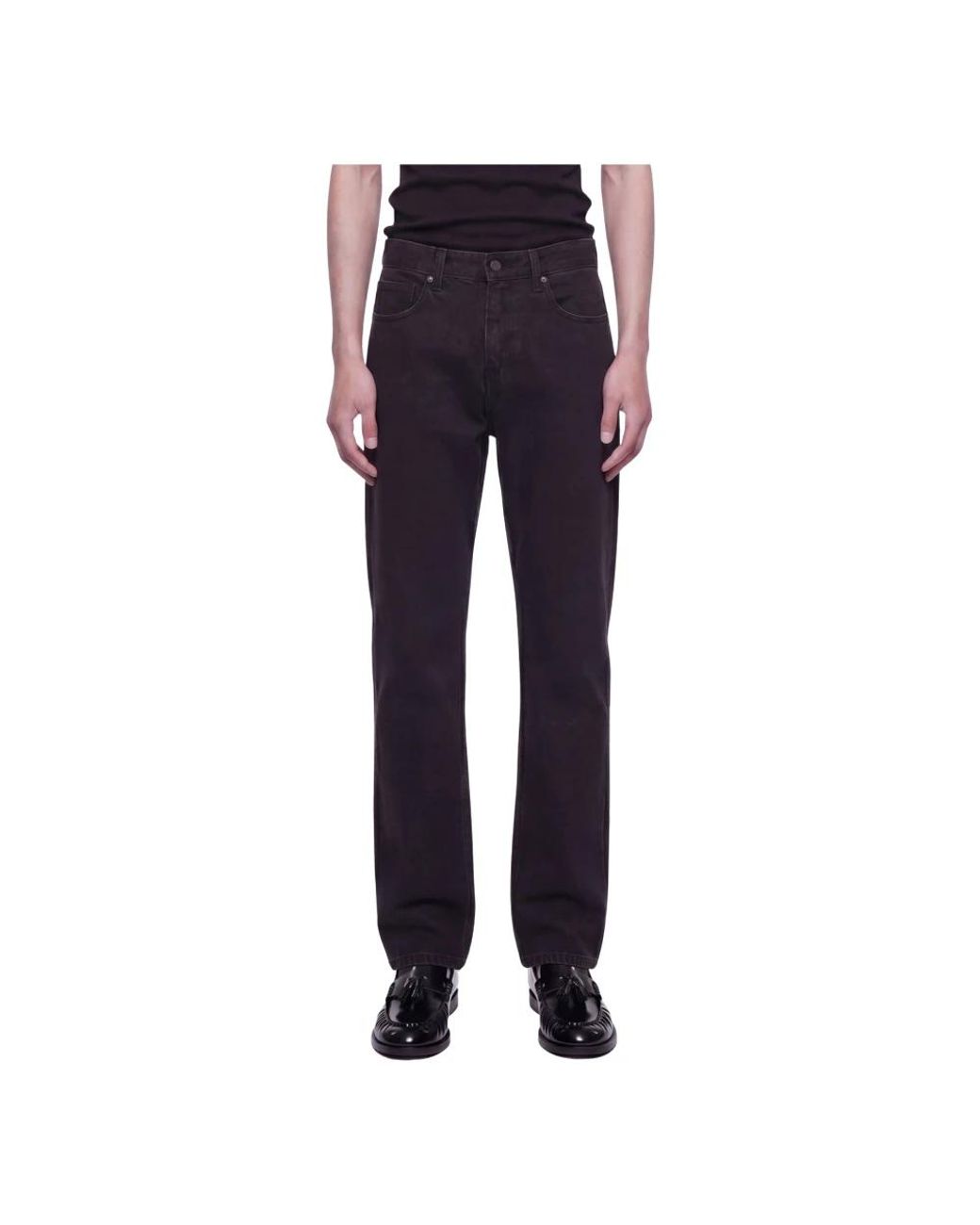 Second/Layer Blue Straight Jeans for men