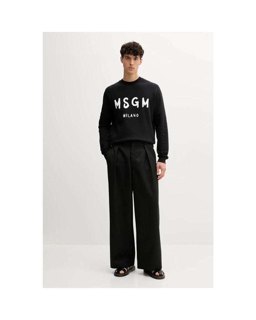 Sweatshirts MSGM pour homme en coloris Black