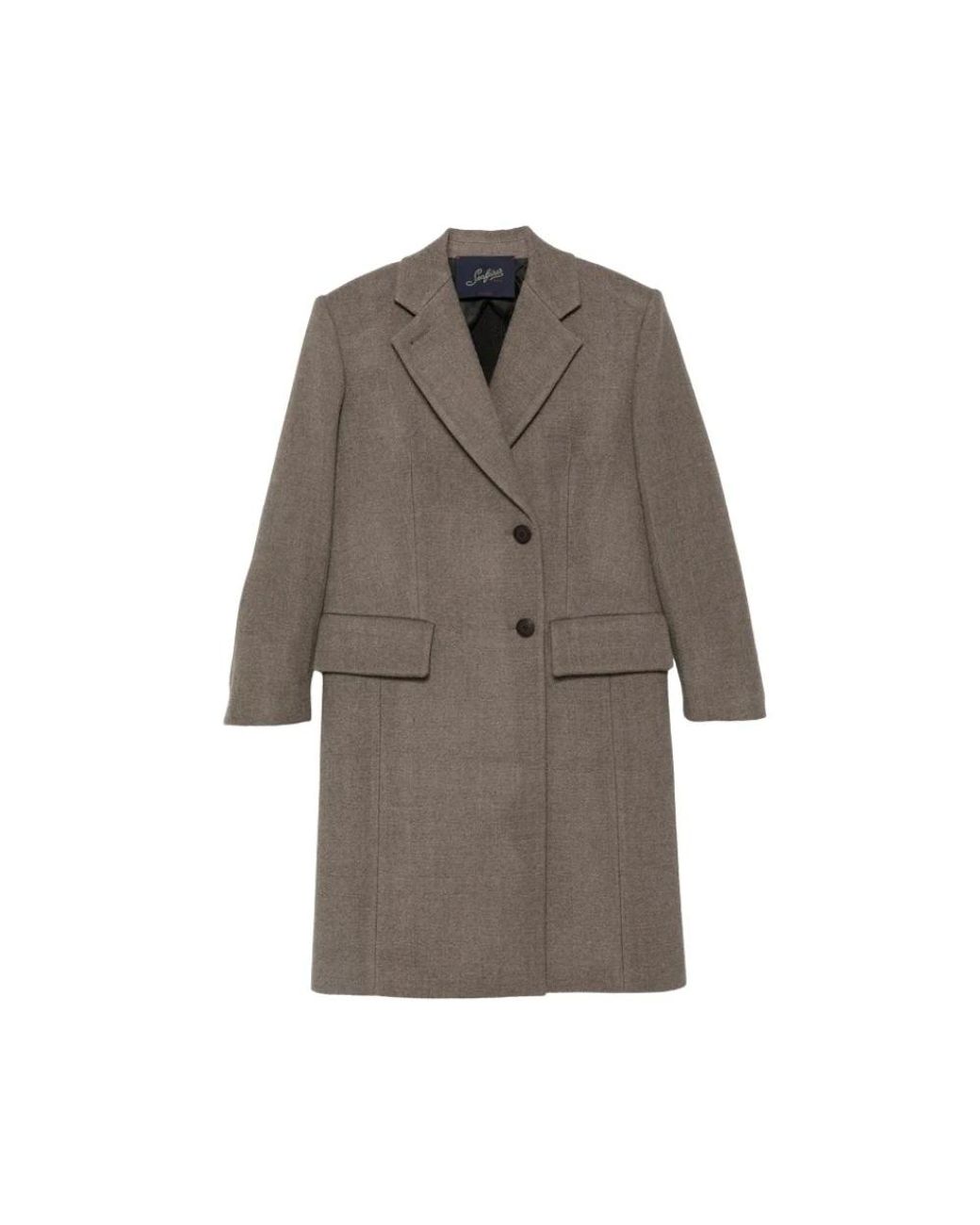 Seafarer Brown Double-Breasted Coats