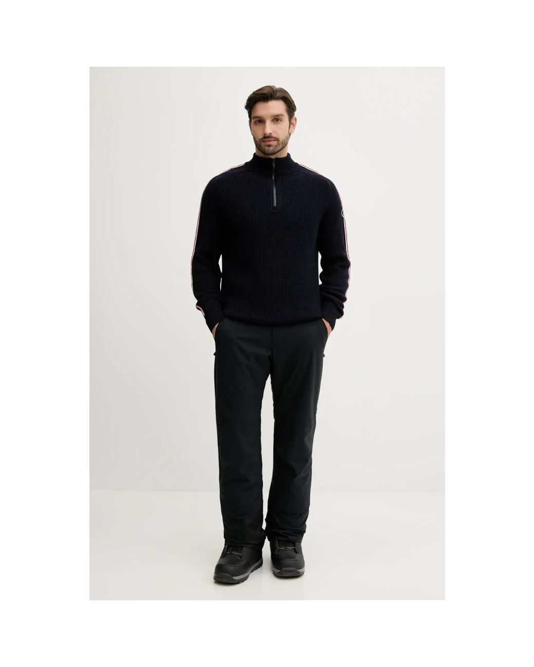 Long Sleeve Training Tops Fusalp de hombre de color Black
