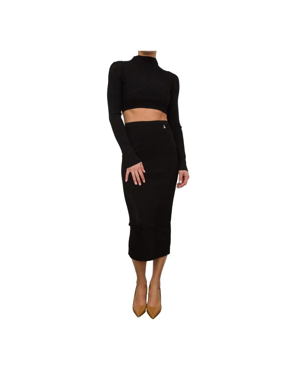 Patrizia Pepe Black Turtlenecks