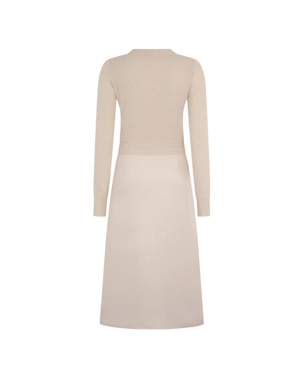 Peserico Natural Knitted Dresses