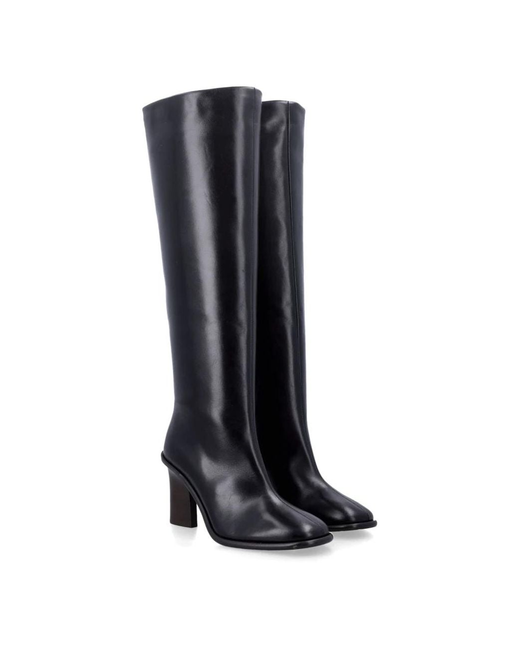 Soeur Black Heeled Boots