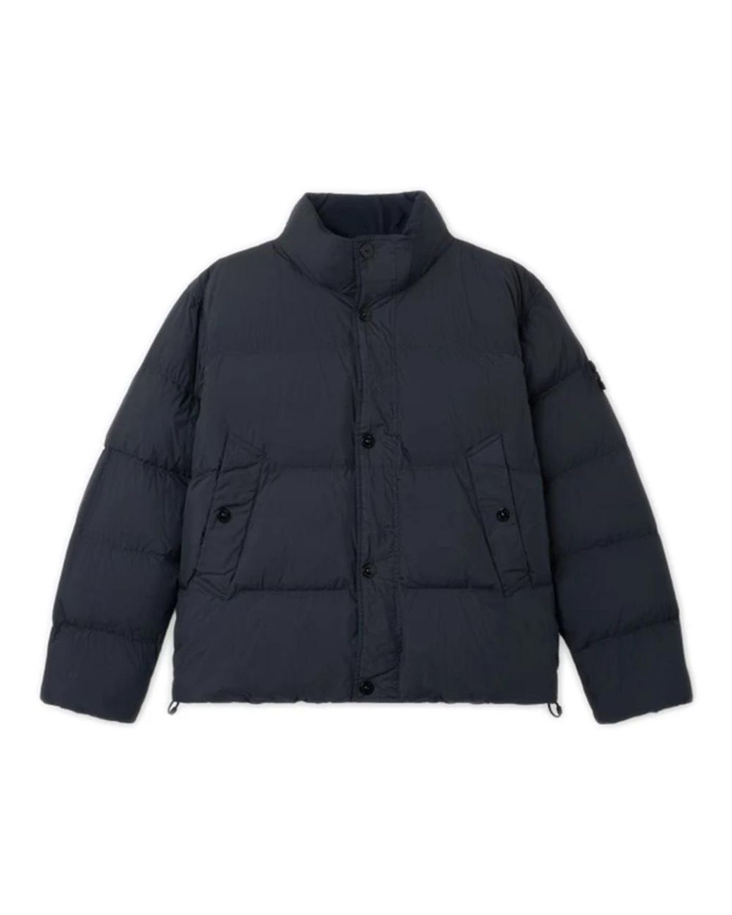 Stone Island Blue Winter Jackets for men