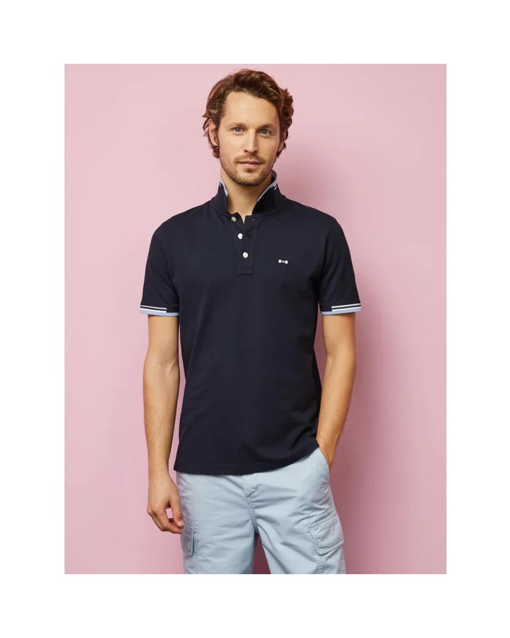 Eden Park Black Polo Shirts for men