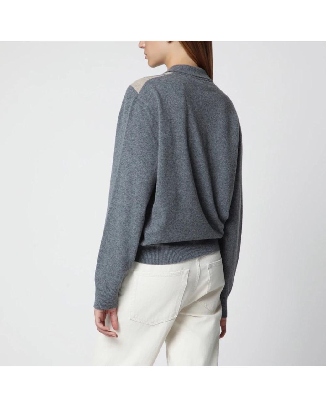 Rohe Blue V-Neck Knitwear