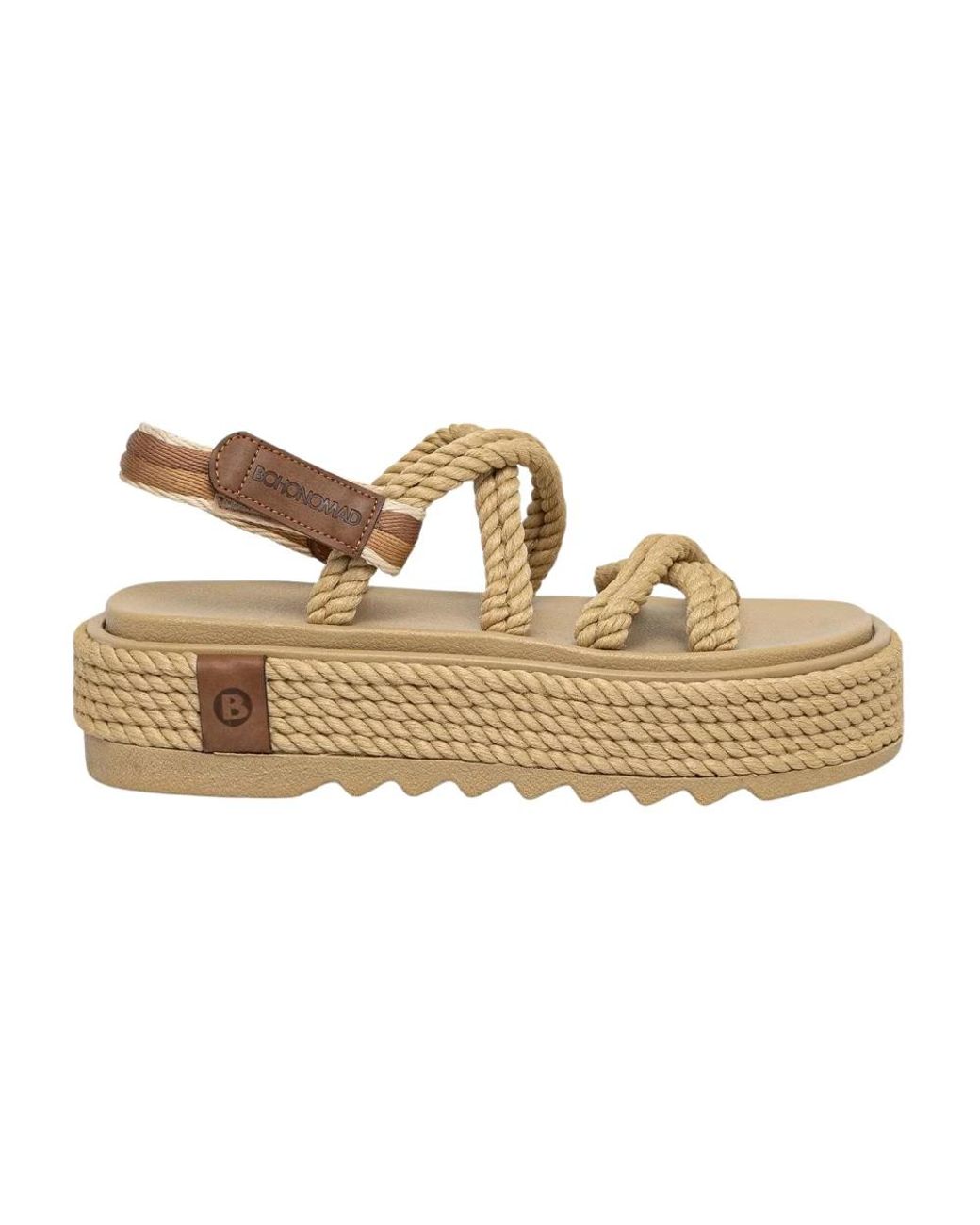 Flat Sandals Bohonomad en coloris Metallic