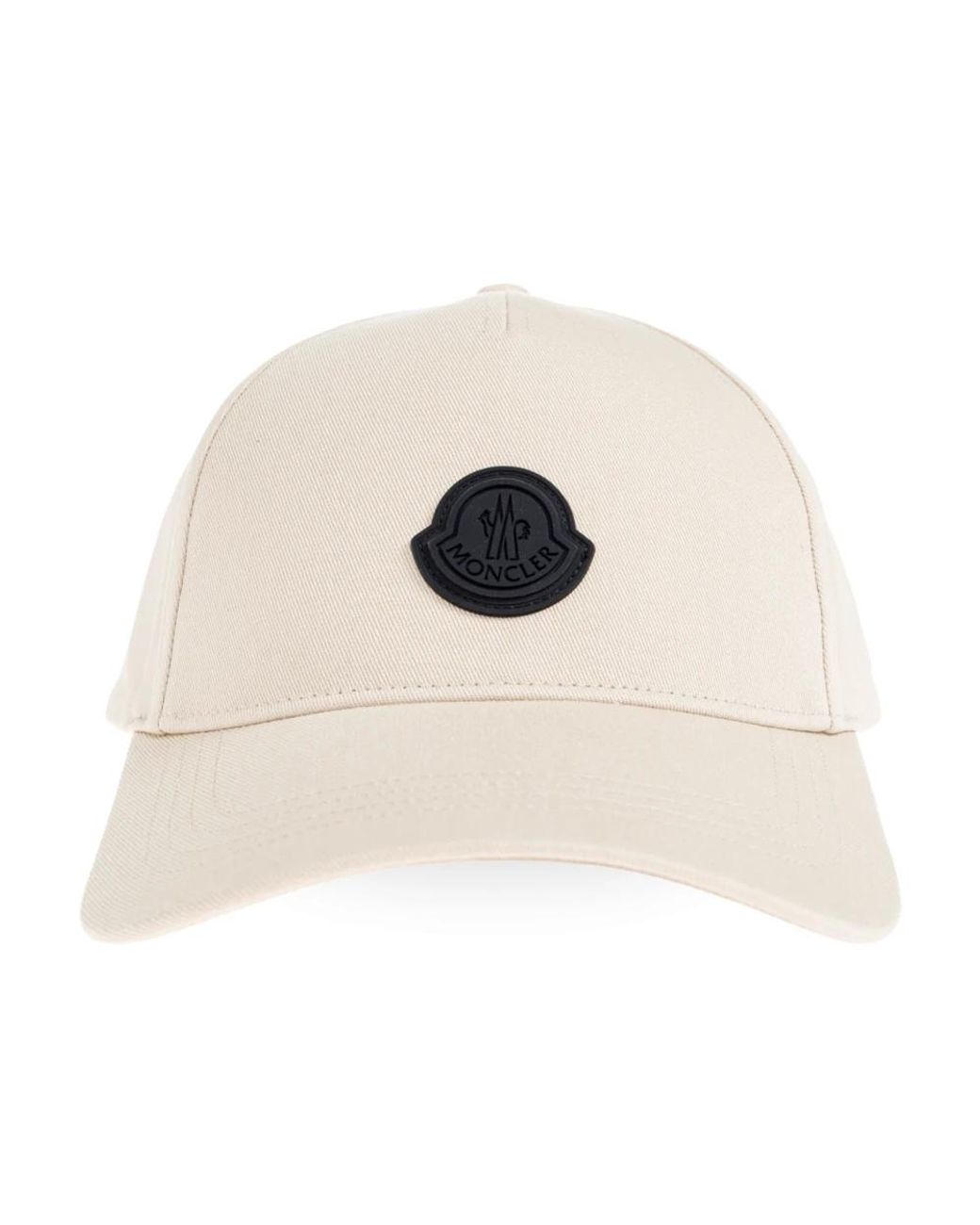 Moncler Accessoires ,Katoen Cotton Gabardine Baseball Cap in het White voor heren