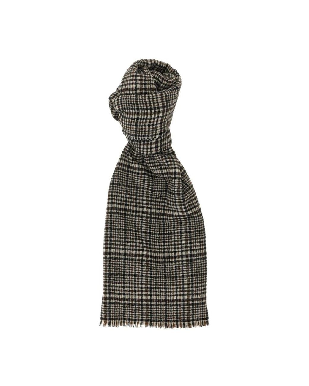 Brunello Cucinelli Black Winter Scarves