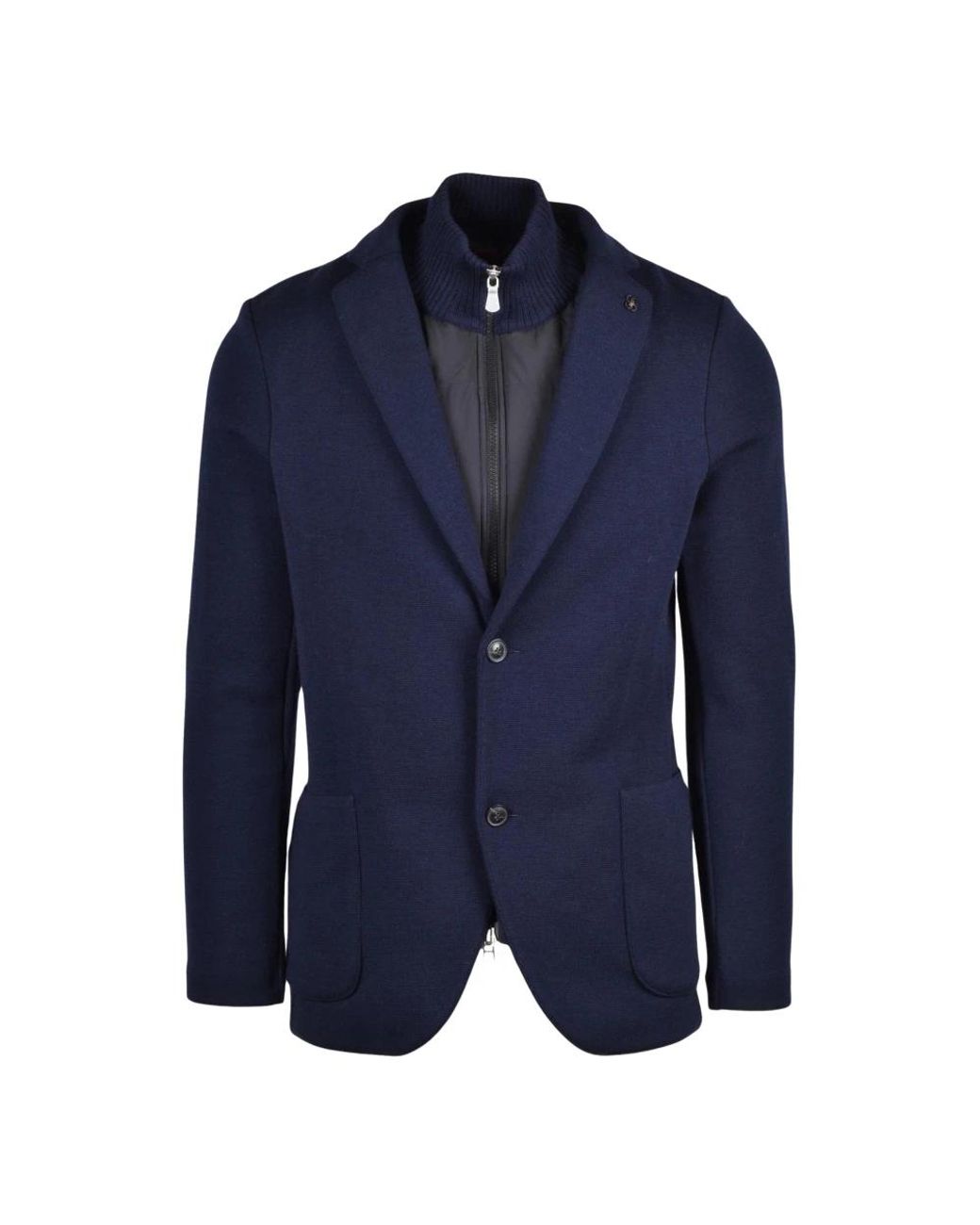 Gran Sasso Blue Blazers for men