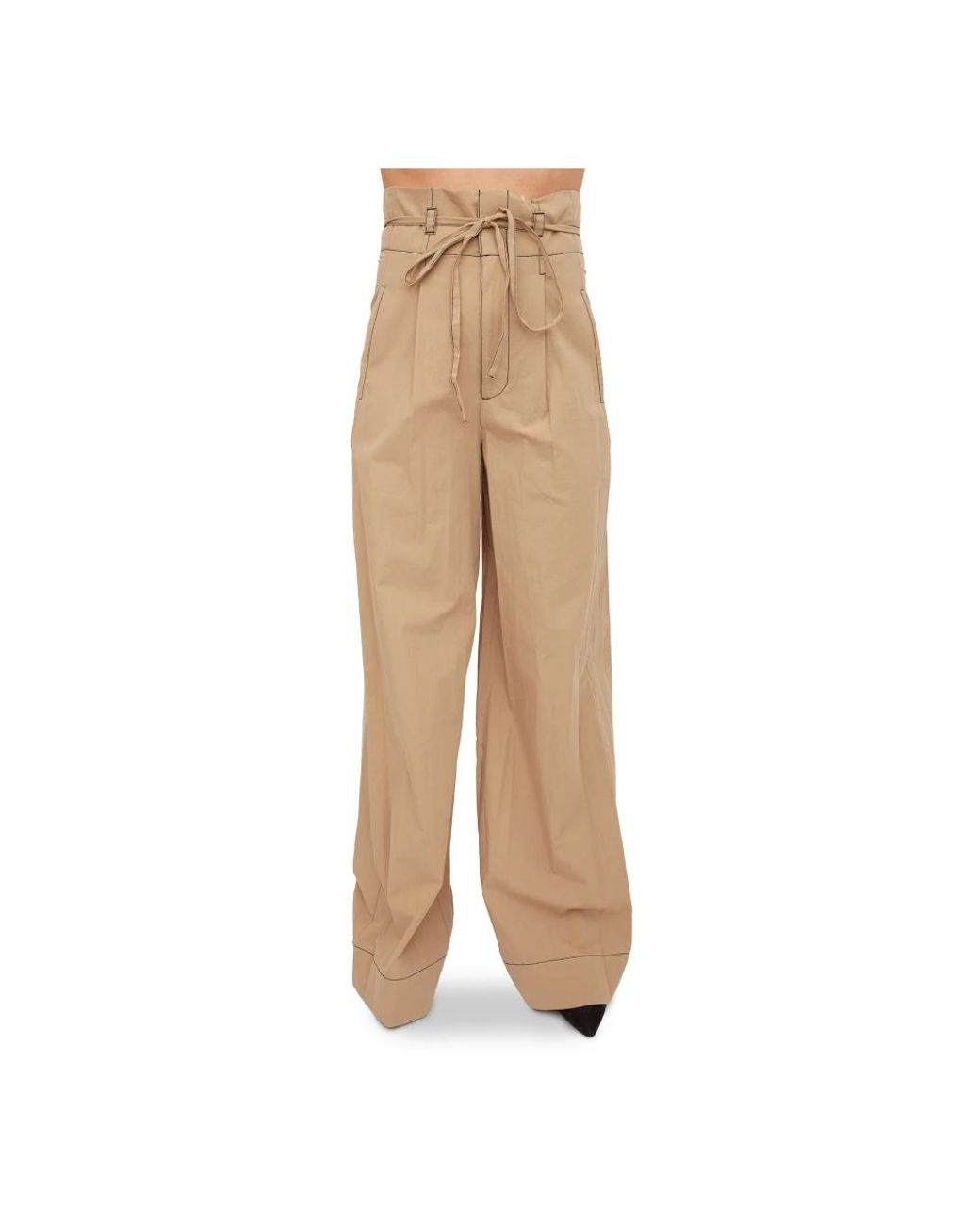 Twinset Natural Wide Trousers