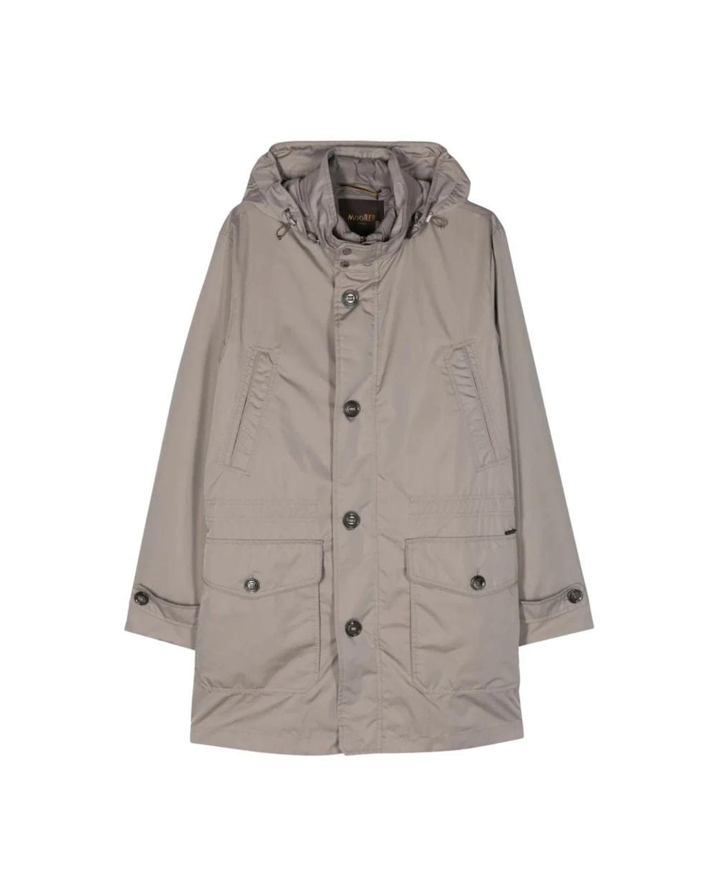 Moorer Gray Light Jackets for men
