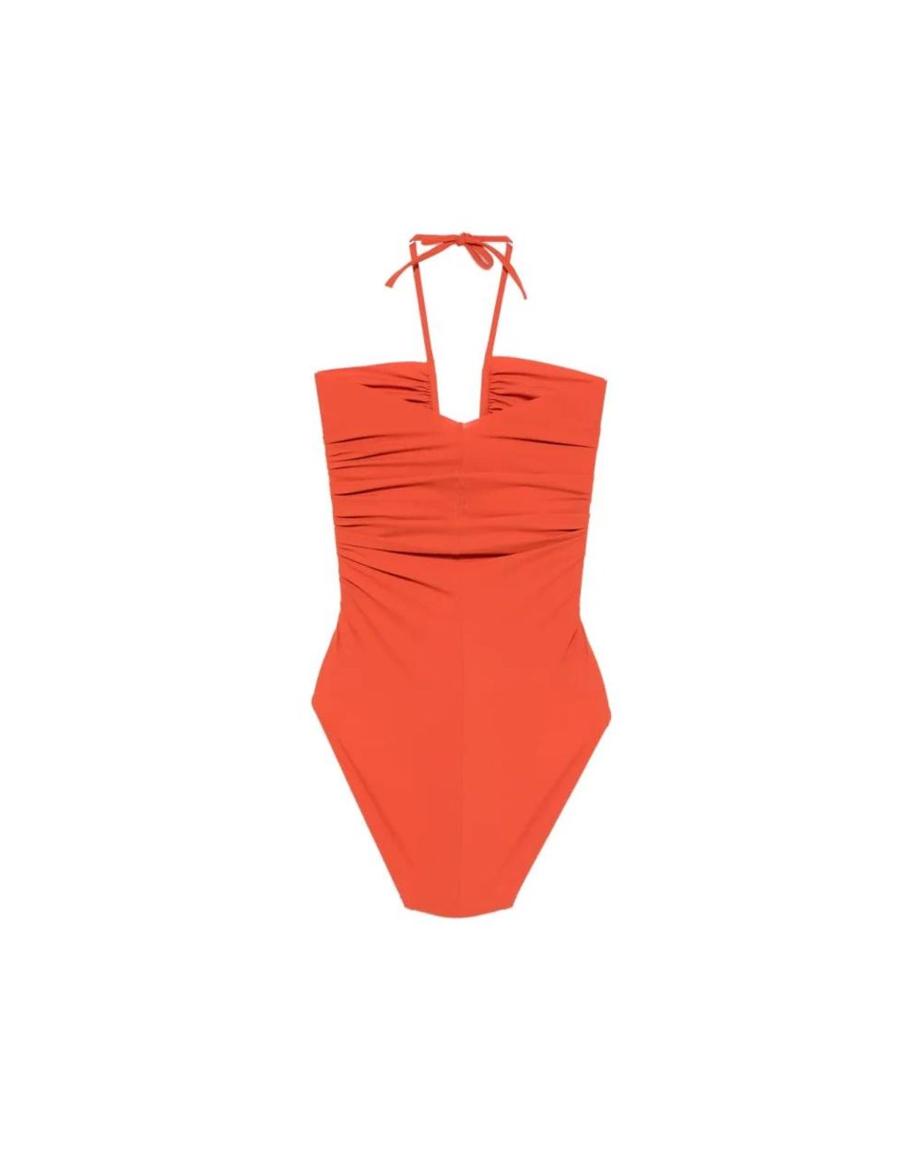 Rick Owens Badmode ,Oranje ,Nylon Prong Bather in het Red
