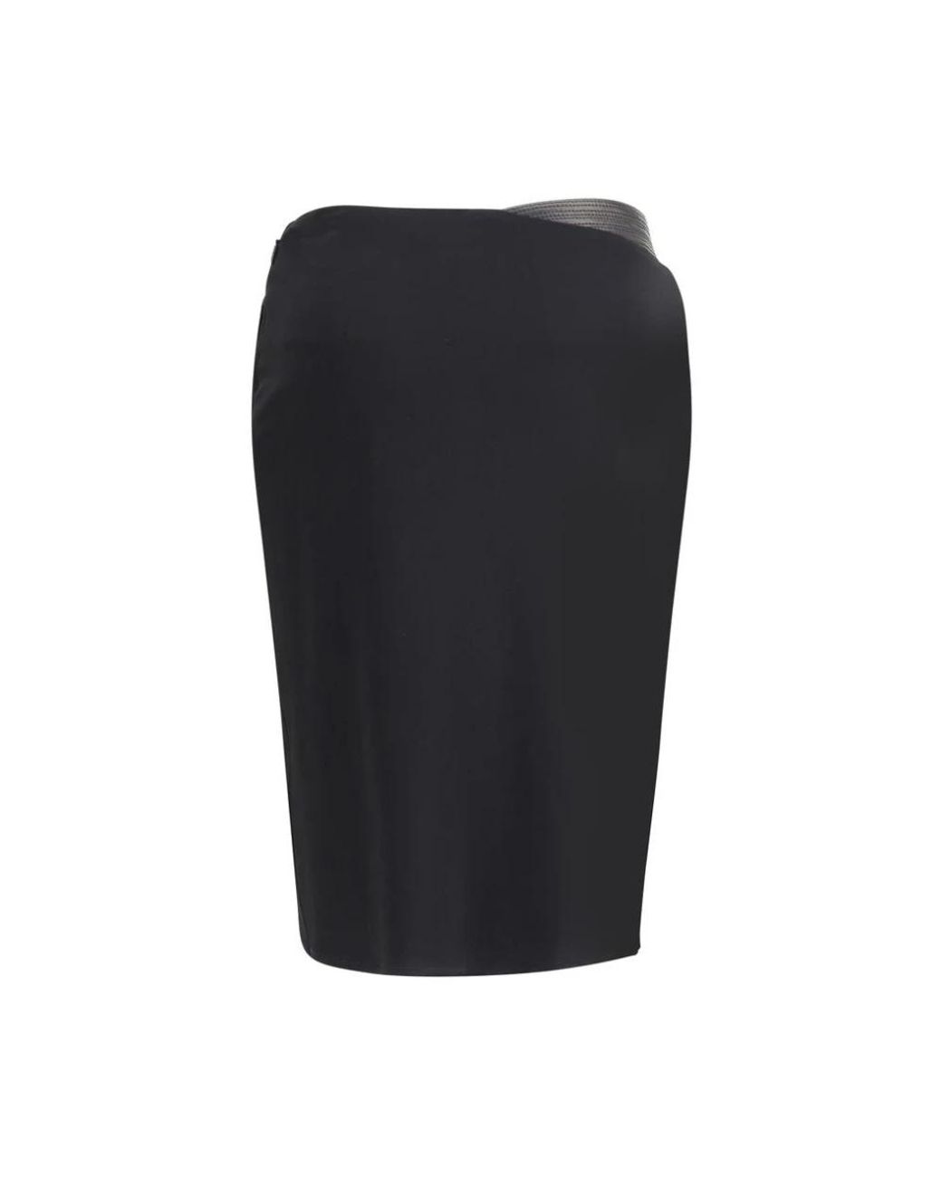 Versace Black Viscose Skirt