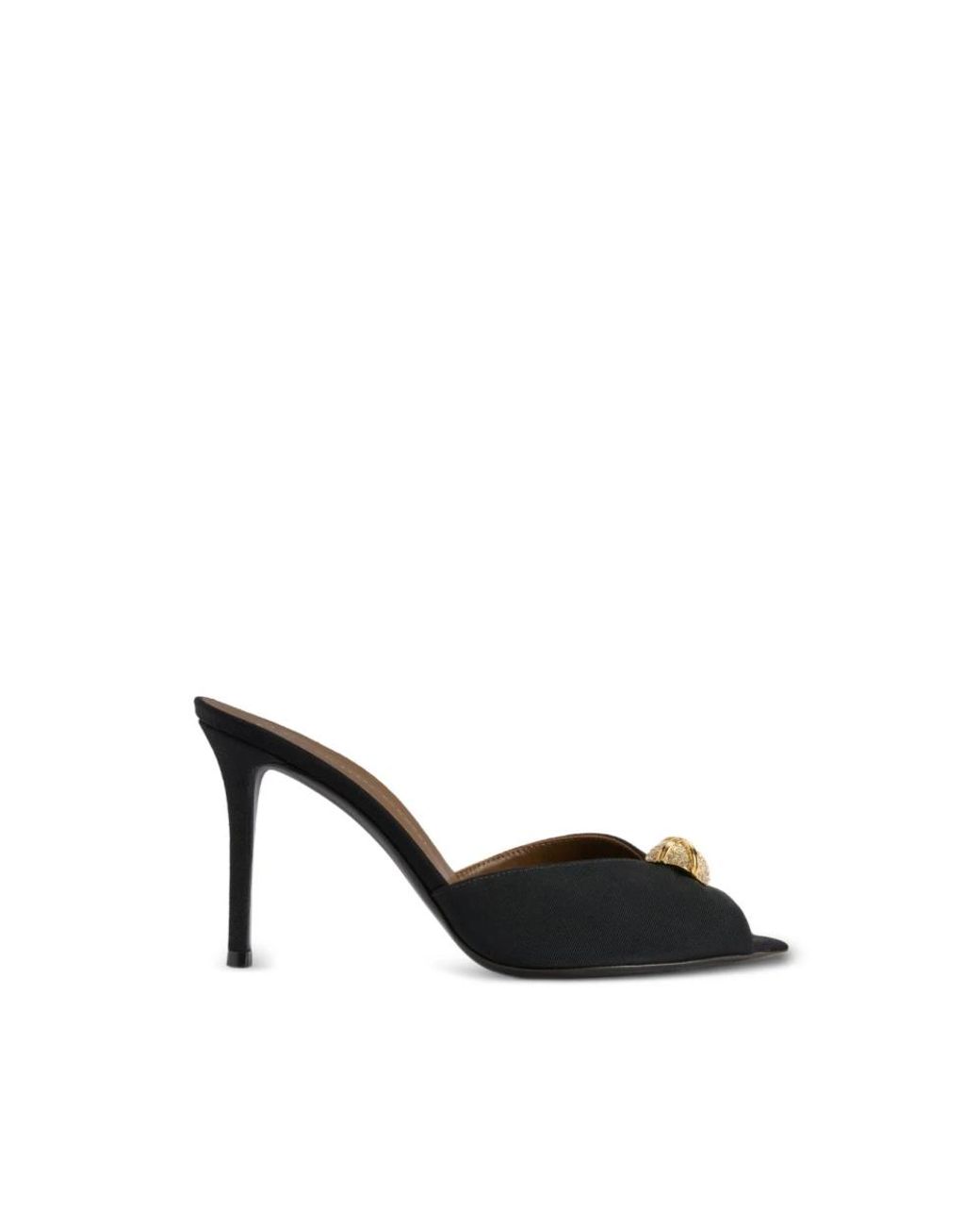 Giuseppe Zanotti Black Heeled Mules