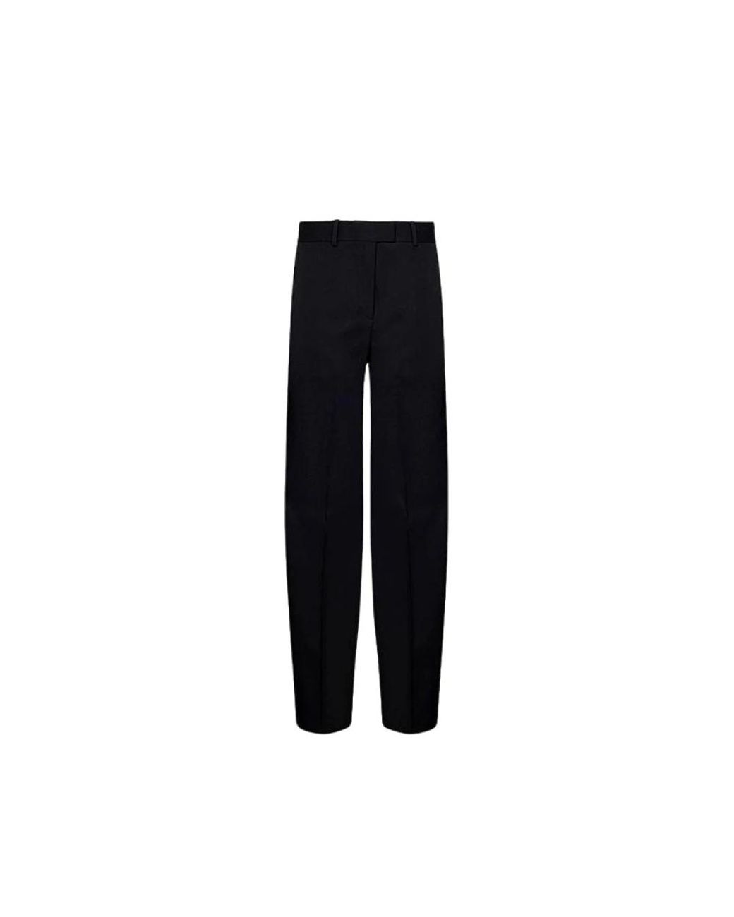 The Attico Black Straight Trousers