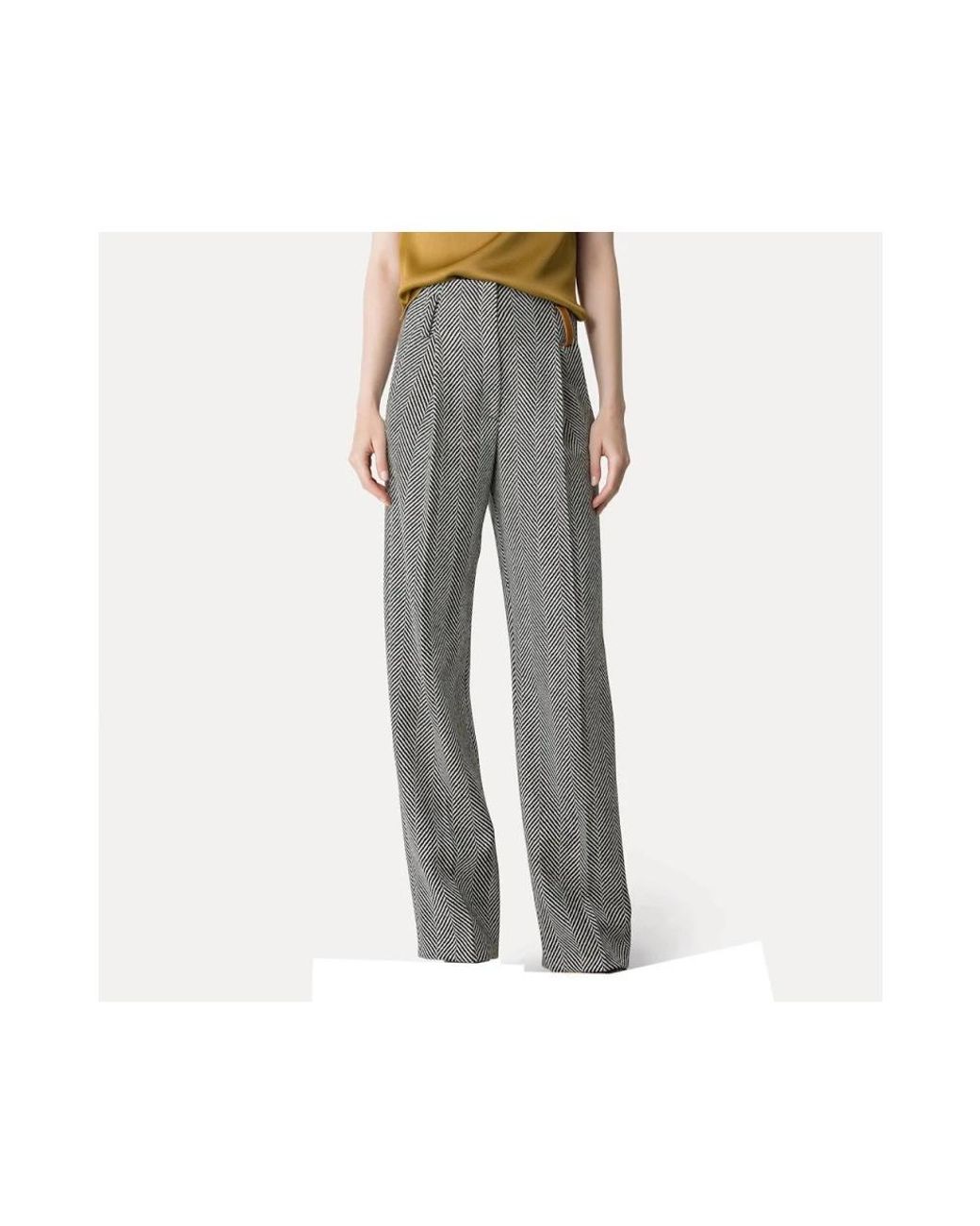 Forte_forte Gray Wide Trousers