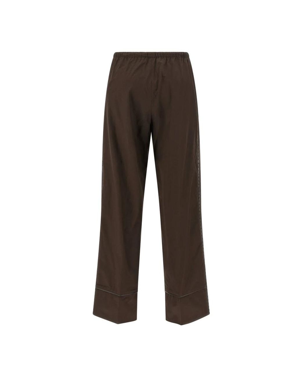 Yves Salomon Brown Wide Trousers
