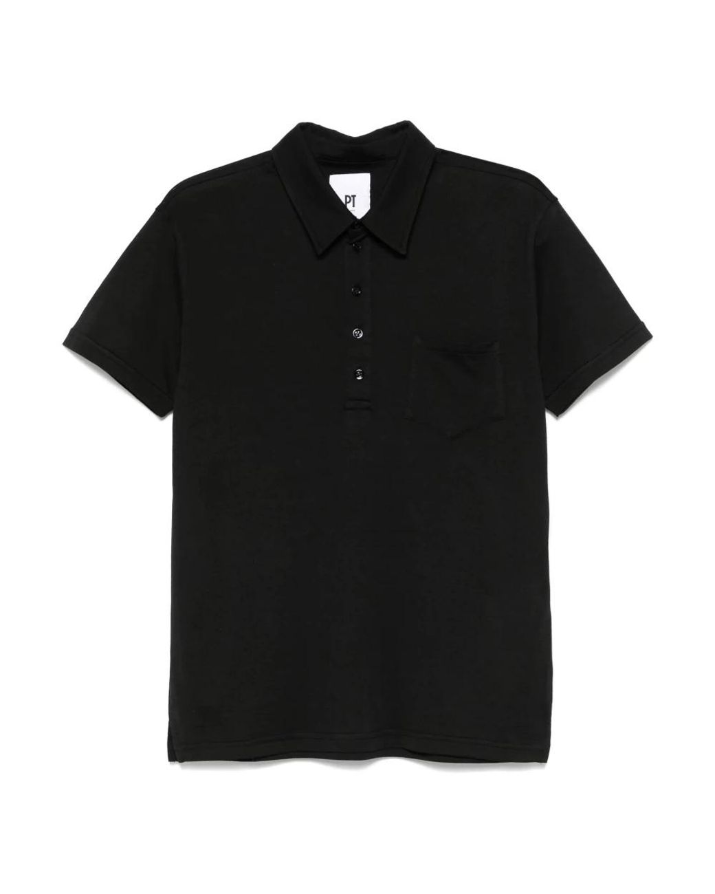 PT Torino Black Polo Shirts for men