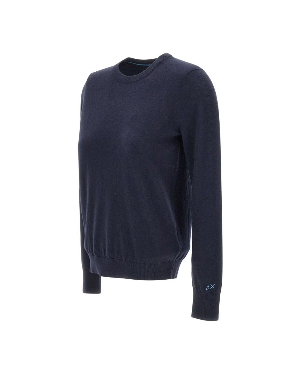 Sun 68 Basic Sweater in het Blue