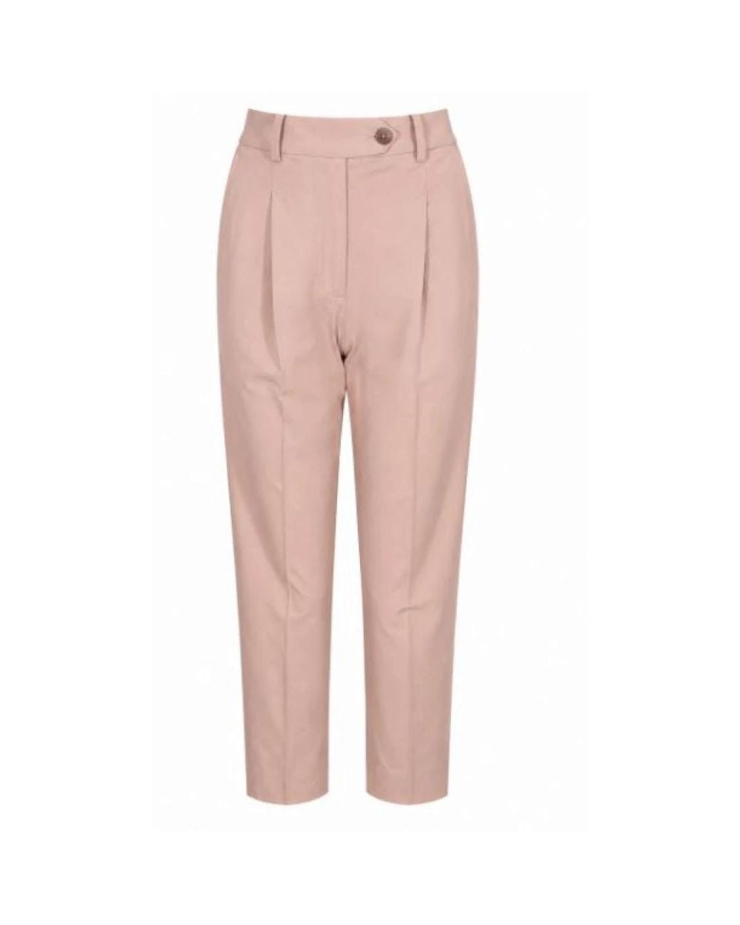 Circolo 1901 Pink Tapered Trousers